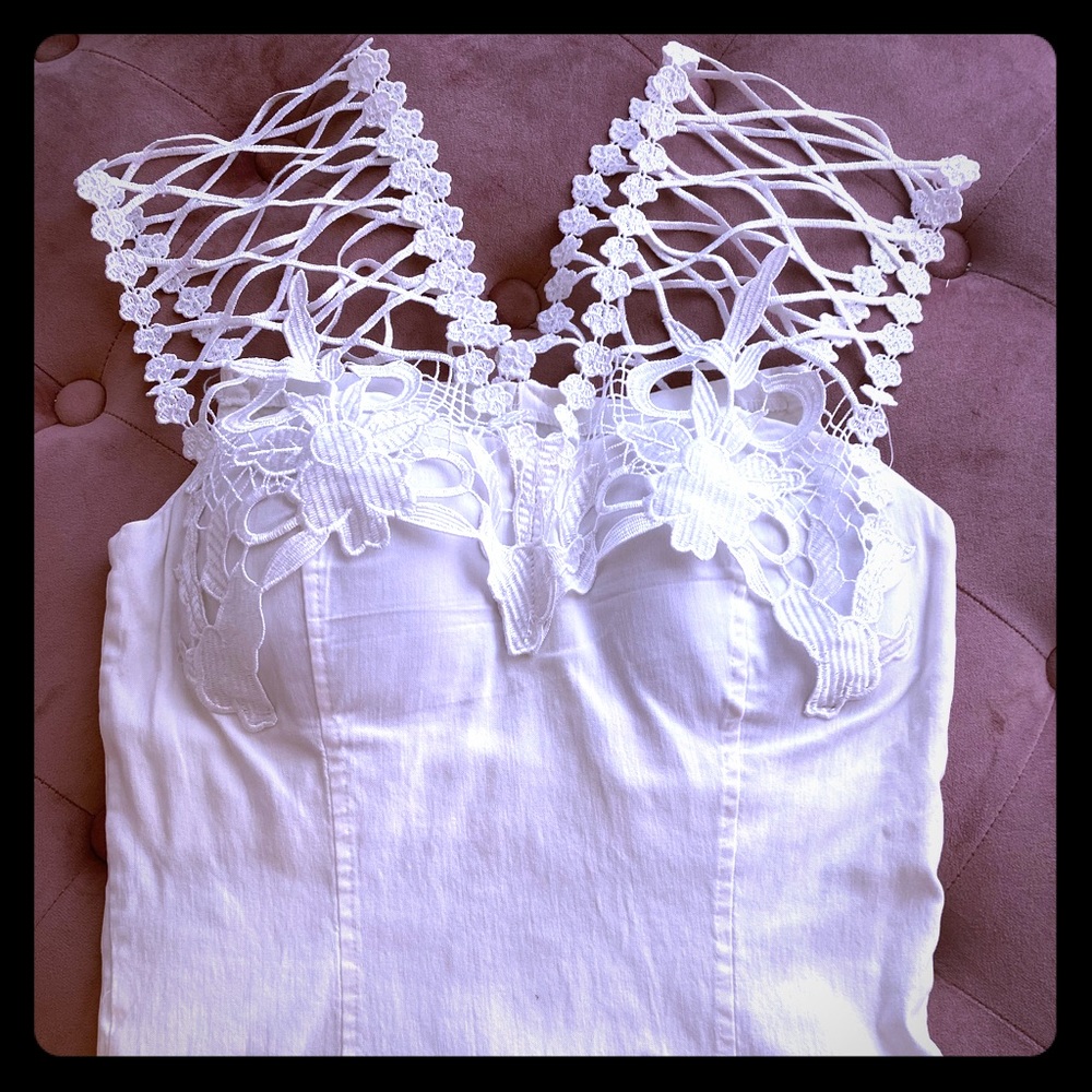 White Lace Top
